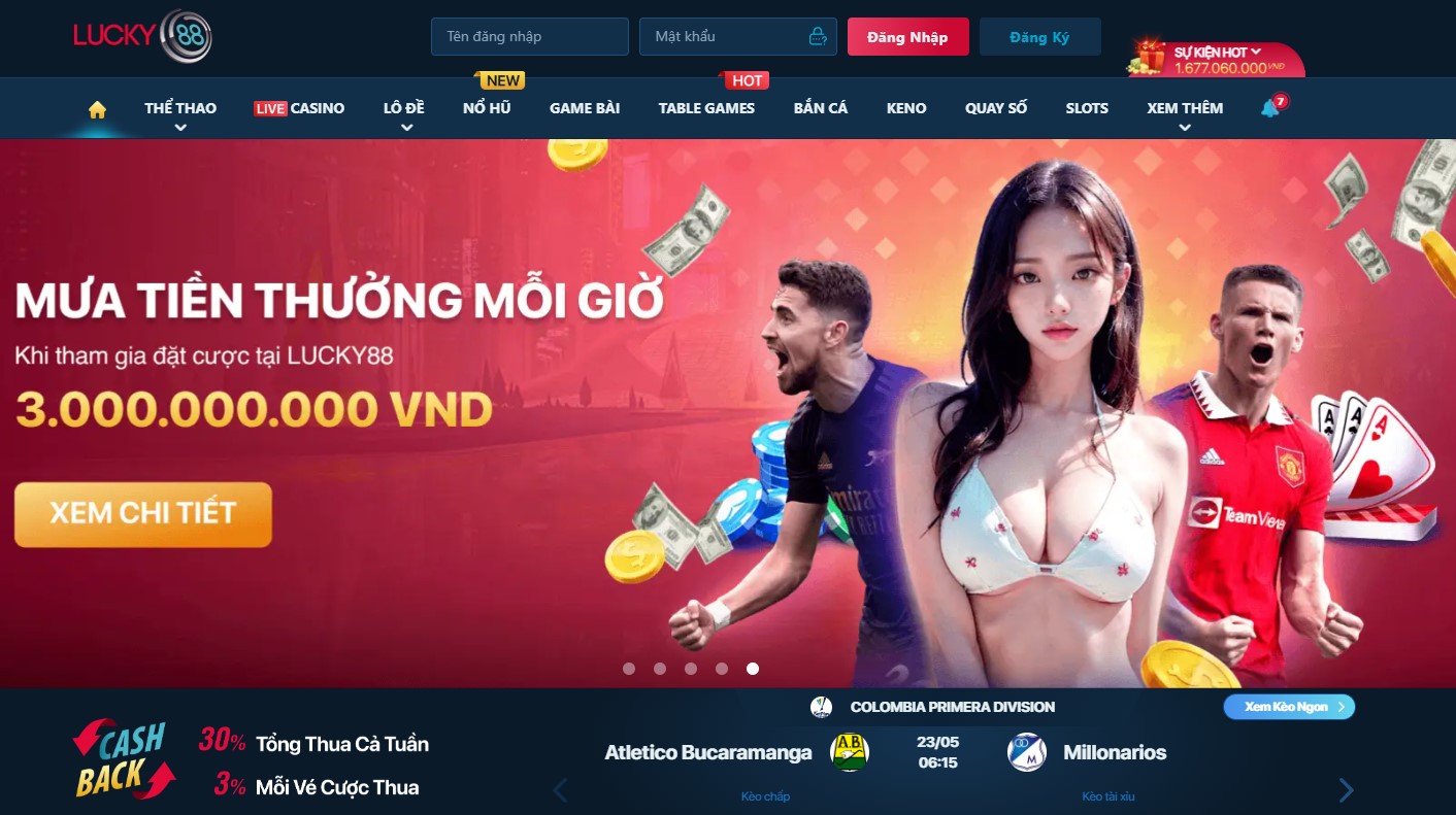 Lucky88.cc là nhà cái cá cược trực tuyến chất lượng.